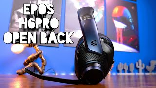 EPOS H6 Pro Open back unboxing and review  in Sebring Black with mic test [upl. by Yasnyl]