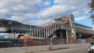 The brand new elevated Parkdale station update [upl. by Hume]