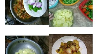 How to make Aloo kareelaAloo kareela recipeby Nidas cooking ampvlogs [upl. by Kirkwood347]