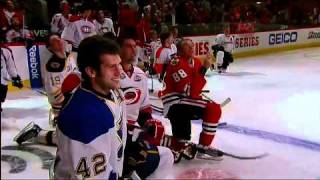 Chara and Weber faceoff in hardest shot final [upl. by Annaed399]