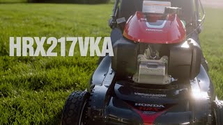 Honda HRX217VKA Lawn Mowers [upl. by Ayar]