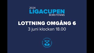 Ligacupen 2024  lottning omgång 6 [upl. by Trilbie143]