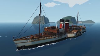 Sinking of a Paddle Steamer Timelapse Stormworks [upl. by Zapot484]