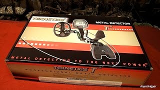 Unboxing The Teknetics T2 Metal Detector  Aquachigger [upl. by Llenra83]