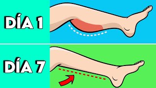 7 Días 7 Min 7 Ejercicios Desafío para Adelgazar Pantorrillas [upl. by Cul]