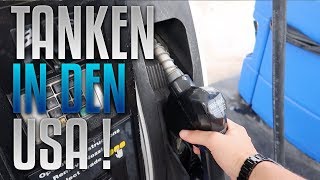 The BM – Auto tanken in den USA – So geht’s English Subtitles  VLOG 136 [upl. by Yasnyl]