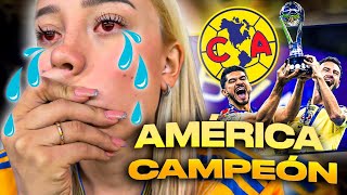 AFICIONADA TIGRE REACCIONA AL CAMPEONATO DEL AMÉRICA  América4 vs Tigres 1  Dare Esparza [upl. by Anawed]