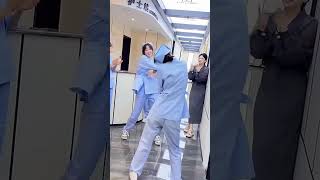 The Nurse Dancing in Hospital dance danceperfomence trending youtubeshorts dancevideo [upl. by Kletter335]