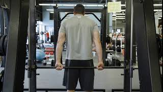 Smith machine behind the back shrug [upl. by Nivk784]