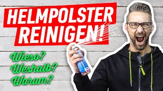 Helmpolster REINIGEN [upl. by Aehc]