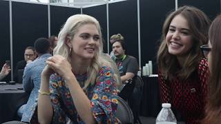 NYCC 2018 Interview  LEGACIES  Jenny Boyd amp Kaylee Bryant [upl. by Enyalaj]