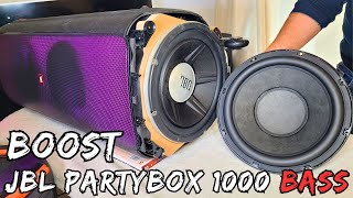 Boost JBL Partybox 1000 BASS with 1400Watts Subwoofer Low Frequencies Test [upl. by Ayhtin771]