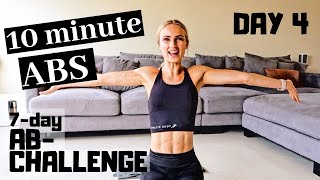 DAY 4  10 MINUTE AB WORKOUT Pernillas 7day ABChallenge [upl. by Annoid]