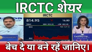 🔴IRCTC share letest news  IRCTC share next Target  irctc share news  irctc share anelysis [upl. by Okiruy]