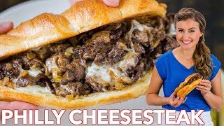 How To Make Classic Philly Cheesesteak Sandwich [upl. by Gavrah]