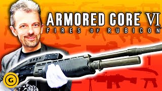 Firearms Expert Reacts to Armored Core 6 Fires of Rubicon’s Guns [upl. by Auehsoj]