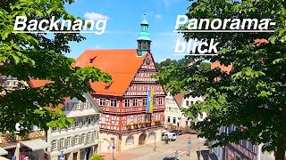 Backnang kleine Stadtführung Panoramablick [upl. by Diehl558]