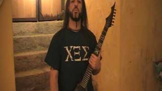 Grosmann Guitars  Sakis Rotting Christ Signature V [upl. by Einaj]