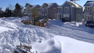 Snow Plowing on Prince Edward Island CANADA [upl. by Nedia250]