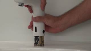 hansgrohe Technical Tip How to change the solenoid valve of an electronic mixer [upl. by Ecnarwal]