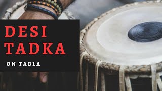 Tabla Desi Theka Groove In 68 Beat By Shaadaab Shakoori For Bhojpuri Song [upl. by Crissie980]