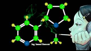 Nicotine 3D Molecule Drug [upl. by Jaala]