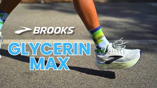 BROOKS Glycerin MAX ✦ TEST ✦ HEXXEE Socks ✦ 4K [upl. by Auqinat]