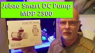 Jebao Smart DC Pump  MDP 2500 [upl. by Ferrigno632]