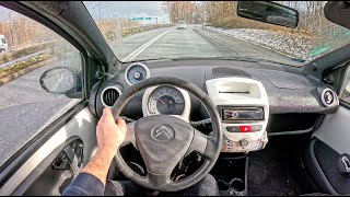 2011 Citroen C1 10 i 68HP 0100 POV Test Drive 1919 Joe Black [upl. by Odoric908]