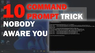 10 Dòng lệnh trên Command Prompt không phải Ai cũng Biết [upl. by Eehsar]