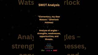 SWOT analysis [upl. by Parrie]