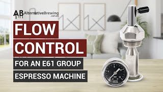 How to Install Coffee Sensors Flow Control Device for a E61 Group Espresso Machine [upl. by Lamphere]