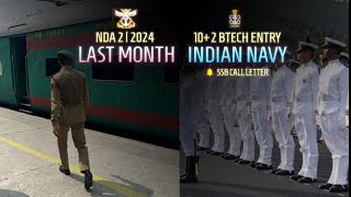 NDA LAST MONTH STRATEGY  INDIAN NAVY TES SSB CALL LETTER [upl. by Enale]