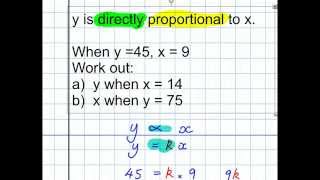 Proportion equations direct proprtion [upl. by Roper]