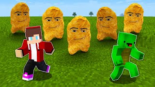 JJ and Mikey VS Roblox Gegagedigedagedago CHALLENGE in Minecraft  Maizen Minecraft [upl. by Brinkema925]