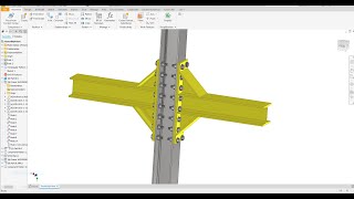 Autodesk Inventor 2023 Tutorial Beam Bolt Connection [upl. by Hterrag]