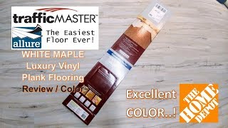 Allure Traffic Master Review WHITE MAPLE Plank [upl. by Charie]