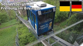 Schlossbergbahn Freiburg im Breisgau Apr 2024 4K germany funicular freiburg [upl. by Fancy553]