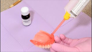 Full Chairside Denture Reline Procedure using SOFRELINER TOUGH® [upl. by Eyde]