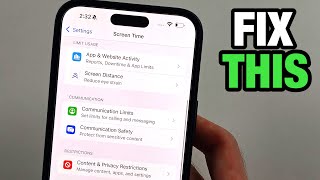 How To Fix Screen Time on iPhone iOS 18 [upl. by Hurst]