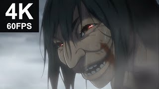 Levi vs Aberrant Titan  Shingeki No Kyojin OVA 4K 60FPS [upl. by Enyrb343]