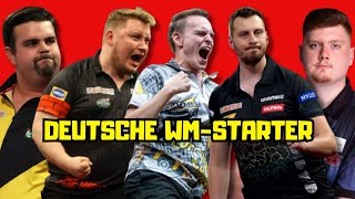 Die Deutschen bei der DARTSWM Deutschen Profis im CHECK [upl. by Aecila294]