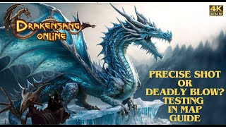 Drakensang Online  Precise Shot or Deadly Blow Testing in Map  Guide  Drakensang  Dso  mmorpg [upl. by Orsino]