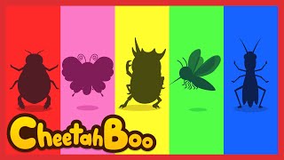 Guess who I am❓ Diverse Insects for kids ❗  Nursery rhymes  Kids song  Cheetahboo [upl. by Radmilla]