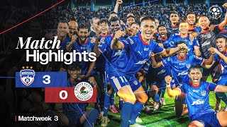 Match Highlights  Bengaluru FC 30 Mohun Bagan Super Giant  MW 3  ISL 202425 [upl. by Schaffel]