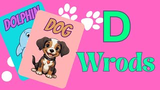 Words that start with Dd  quotDdquot Words  Letter Dd Song for Kids [upl. by Ciapas]