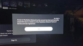 Fix Access to PlayStation Network by this account has been permanently suspended error WS1163674 [upl. by Milly782]