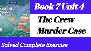 The Carew Murder Case Class 7 Question Answer  Book 7 Unit 4 Exercise [upl. by Enehpets]