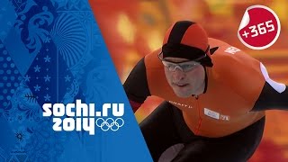 Mens Speed Skating 5000m Full Event  Kramer Sets Olympic Record  Sochi365 [upl. by Kiele715]