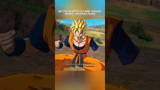 TOP Future Gohan Intro  Interactions game dragonballsparkingzero [upl. by Avalsorim]